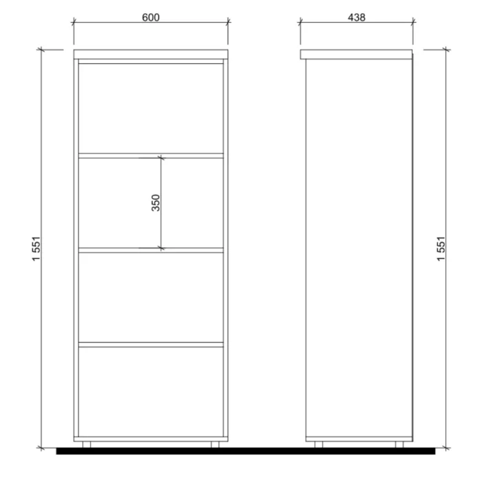 Alto atvira lentyna MG-NL-5 brezinys