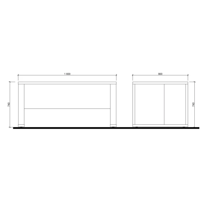 alto stalo 160 cm pločio brezinys